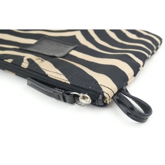 Coach Black Tan Zebra Print Snap Multifunction Pocket (Pocket Only) F77526 - Picture 10 of 10